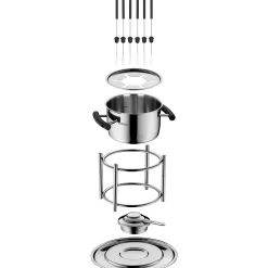 Allegro Party Fondue-Set, 11-teilig