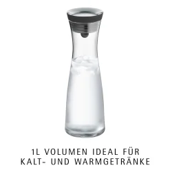 Basic Wasserkaraffe, 1 l, Edelstahl