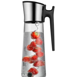 Basic Wasserkaraffe mit Griff, 1,5 l, Schwarz