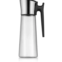 Basic Wasserkaraffe mit Griff, 1,5 l, Schwarz