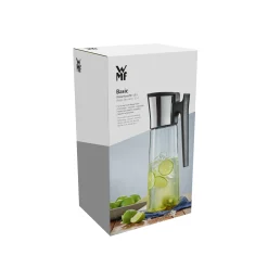 Basic Wasserkaraffe mit Griff, 1,5 l, Schwarz