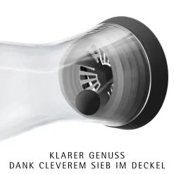 Basic Wasserkaraffe mit Reinigungsbürste