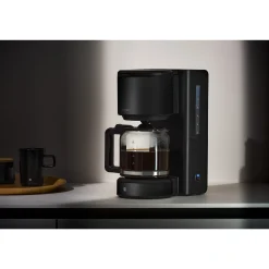 WMF Stelio Kaffeemaschine Glas, Deep Black