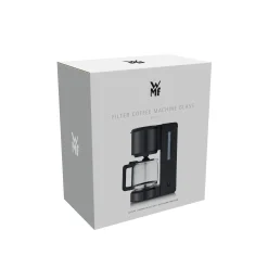 WMF Stelio Kaffeemaschine Glas, Deep Black
