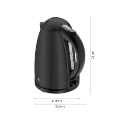 WMF Stelio Wasserkocher 1,7 L, Deep Black